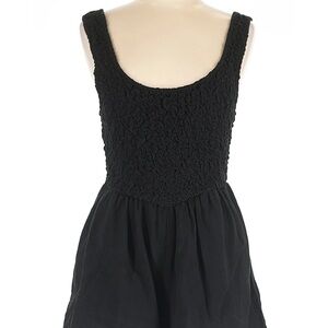 NWT large Free People Black Textured romper